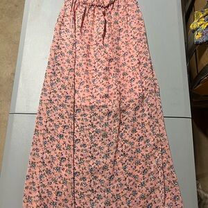 Floral Pink Maxi Dress